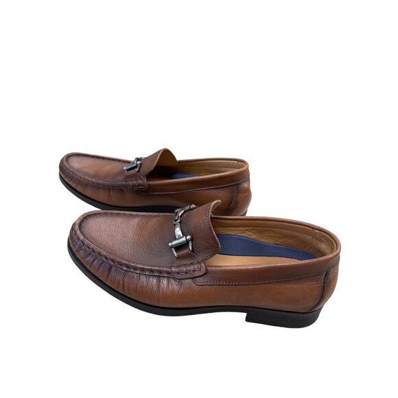 Flag LTD Nappa Glove mens brown leather loafers 8.5M SKU 7149 main image 7